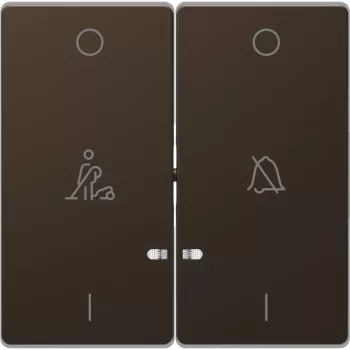   SCHNEIDER MTN3429-6052 - MERTEN Billentyű, ne zavarj/takarítás szimbólummal, System-D, mokka