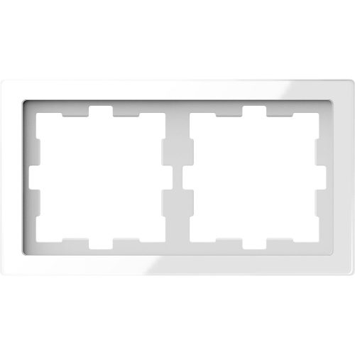 SCHNEIDER MTN4020-6520 - MERTEN D-Life kettes keret, kristályfehér (üveg)