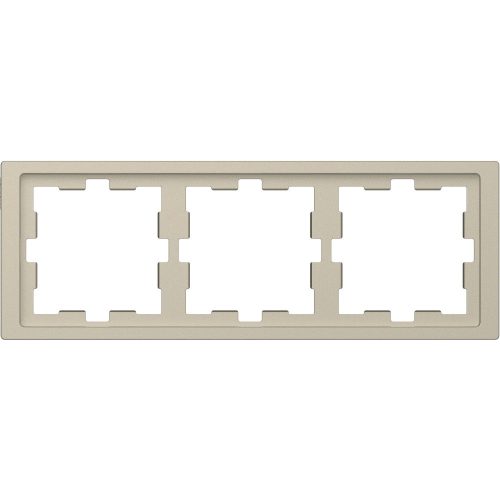 SCHNEIDER MTN4030-6533 - MERTEN D-Life hármas keret, szahara
