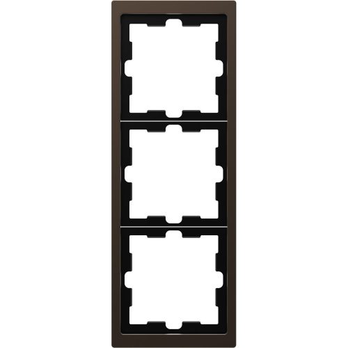 SCHNEIDER MTN4030-6552 - MERTEN D-Life hármas keret, mokka (fém)