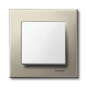   SCHNEIDER MTN403105 - MERTEN M-Plan egyes keret, titánium (fém)