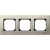 SCHNEIDER MTN403305 - MERTEN M-Plan hármas keret, titánium (fém)