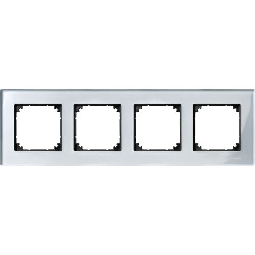 SCHNEIDER MTN4040-3260 - MERTEN M-Elegance négyes keret, gyémántfehér (üveg)