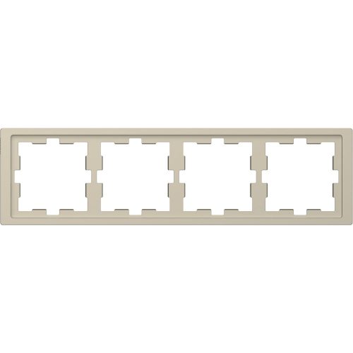 SCHNEIDER MTN4040-6533 - MERTEN D-Life négyes keret, szahara