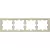 SCHNEIDER MTN4040-6533 - MERTEN D-Life négyes keret, szahara