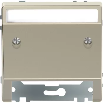   SCHNEIDER MTN4540-6033 - MERTEN Fedlap, kommunikációs betétekhez, feliratozható, System-D, szahara