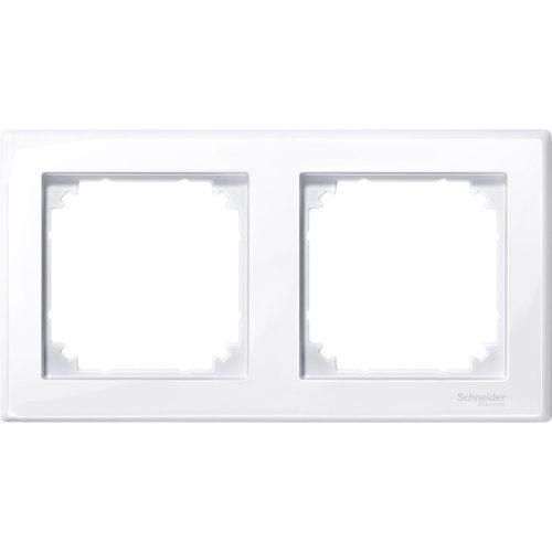 SCHNEIDER MTN478225 - MERTEN M-Smart kettes keret, aktívfehér