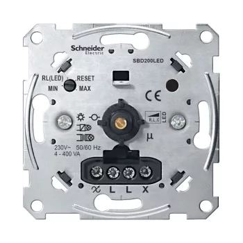   SCHNEIDER MTN5134-0000 - MERTEN Forgatógombos LED fényerőszabályzó, 4-200 VA