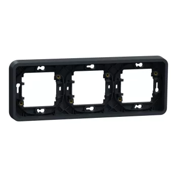   SCHNEIDER MUR34109 - MUREVA Styl Hármas keret, vízszintes, antracitszürke