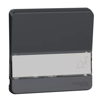   SCHNEIDER MUR34203 - MUREVA Styl Billentyű, jelzőfényes cimketartóval, antracitszürke