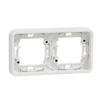   SCHNEIDER MUR39101 - MUREVA Styl Kettes keret, vízszintes, polárfehér