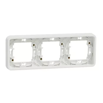   SCHNEIDER MUR39109 - MUREVA Styl Hármas keret, vízszintes, polárfehér