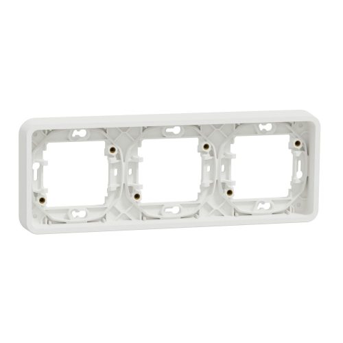 SCHNEIDER MUR39109 - MUREVA Styl Hármas keret, vízszintes, polárfehér