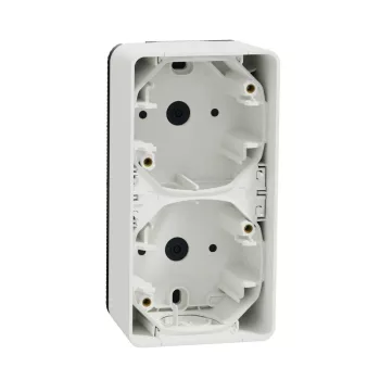   SCHNEIDER MUR39912 - MUREVA Styl Kettes kiemelő doboz, függőleges, polárfehér