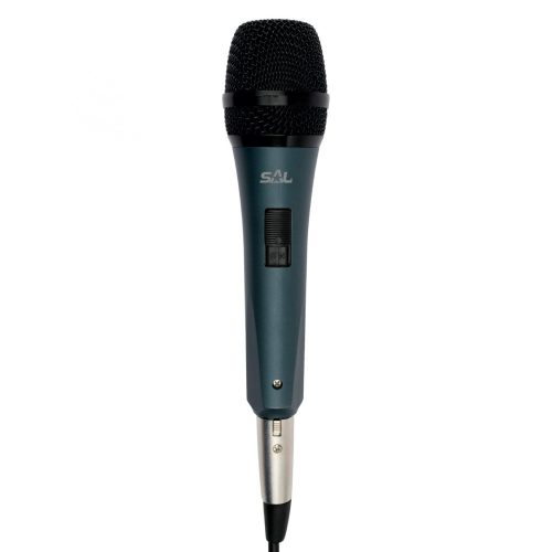 SOMOGYI ELEKTRONIC - M 8 - Kézi mikrofon, fém, s.kék, XLR-6,3mm