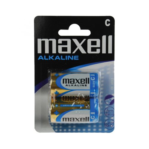 SOMOGYI ELEKTRONIC - Maxell LR14 - C elem, alkáli, 2db/bliszter