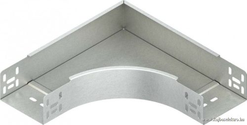 NIEDAX-RES 60100 - Ív 90°, 60x102 mm, nem perf. oldalsó sínekkel