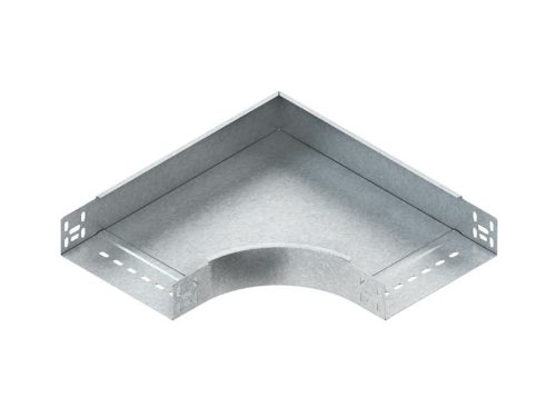 NIEDAX-RES 60200 - Ív 90°, 60x202 mm, nem perf. oldalsó sínekkel