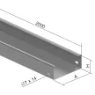 KOPOS ELEKTRO - NIXKZN 100X125 IX - Kábeltálca Kábeltálca zárt r.mentes -2/100m