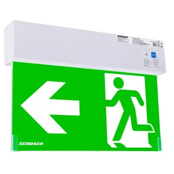   SCHRACK - K2 lámpa, LED, 3-8h, 230VAC, önellenőrző Univerzális szerelés. 1h/2h/3h/8h áthidalására, LiFePO4 akkumulátorral - NLK2U013SC