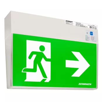   SCHRACK - K3 lámpa, LED, 3-8h, 230VAC, önellenőrző Univerzális szerelés. 1h/2h/3h/8h áthidalására, LiFePO4 akkumulátorral - NLK3U013SC