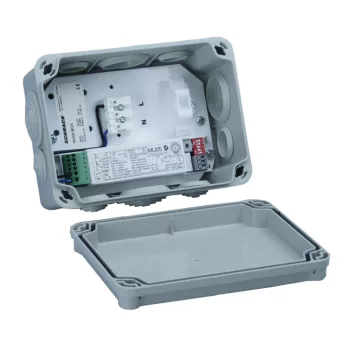   SCHRACK - IP65 doboz szerelőlappal és NLMU05-tel, max. 200VA 176x125x82 mm (LxHxD) - NLMU05BOX-