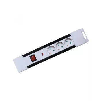   SOMOGYI ELEKTRONIC - NVP 03K/WH - Túlfeszültség védett elosztó, 3 aljzat