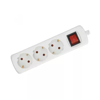   SOMOGYI ELEKTRONIC - NV 03K - szerelhető, 3-as, kapcsolós, földelt elosztó