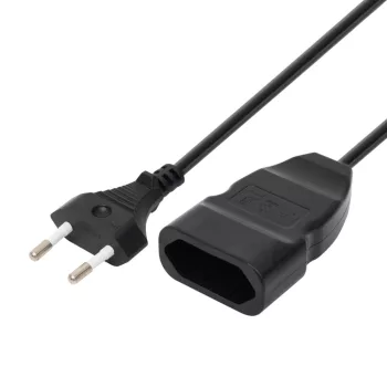   SOMOGYI ELEKTRONIC - NV 12-5/BK - EURO kéteres hosszabbító, 5m, fekete