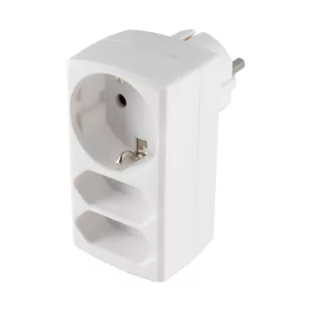   SOMOGYI ELEKTRONIC - NV 131/WH - 2euro+1védőér. alj elosztó