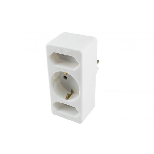 SOMOGYI ELEKTRONIC - NV 13/WH - 2euro+1védőér. alj elosztó