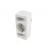 SOMOGYI ELEKTRONIC - NV 13/WH - 2euro+1védőér. alj elosztó
