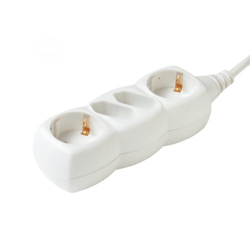 SOMOGYI ELEKTRONIC - NV 14-3/WH/1,5 - 2euro+2védőér. aljzat 3m