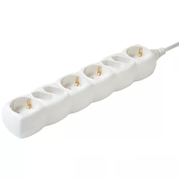   SOMOGYI ELEKTRONIC - NV 18/WH - 4euro+4védőér. aljzat 1.5m