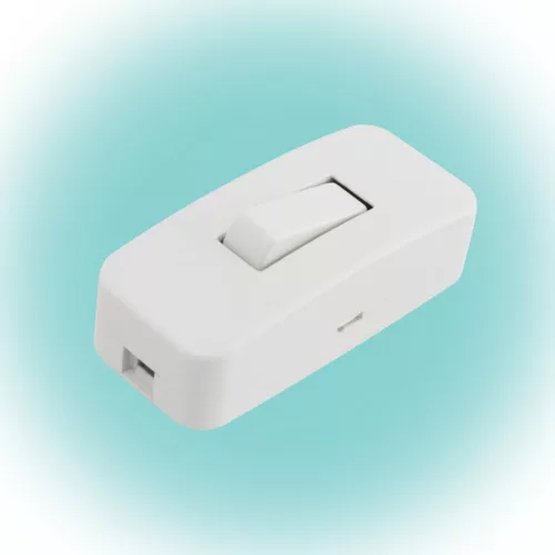 SOMOGYI ELEKTRONIC - NV 1K/WH - Zsinórközi 1 pol kapcsoló, fehér