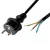 SOMOGYI ELEKTRONIC - N 8-3/1,5 - Hálózati csatlakozókábel 3x1,5mm2, 3m
