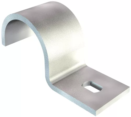 OBO-1014552 rögzítőbilincs egyrétegű 63mm merítetten tűzihorganyzott, DIN EN ISO 1461 - 822 63 FT
