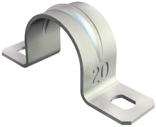 OBO-1018205 rögzítőbilincs kétrétegű 20mm galvanikusan horganyzott, DIN EN 12329 - 605 20 G