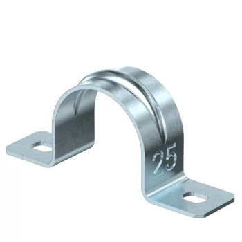   OBO-1018256 rögzítőbilincs kétrétegű 25mm galvanikusan horganyzott, DIN EN 12329 - 605 25 G
