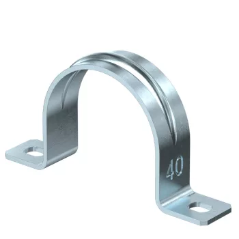   OBO-1018396 rögzítőbilincs kétrétegű 40mm galvanikusan horganyzott, DIN EN 12329 - 605 40 G