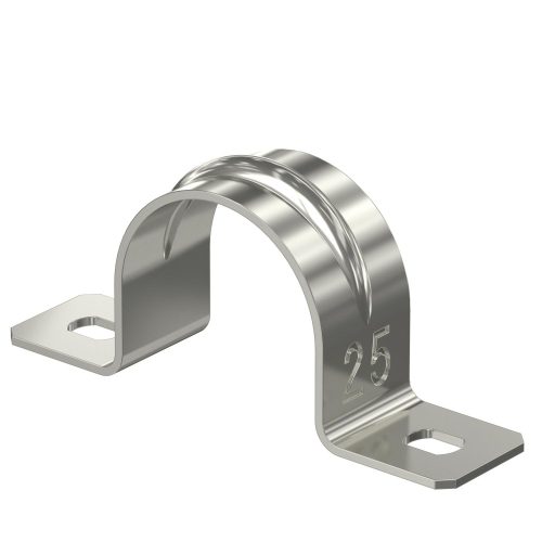 OBO-1018679 rögzítőbilincs kétrétegű 25mm felületkezelés nélkül, utókezelt - 605 25 A4