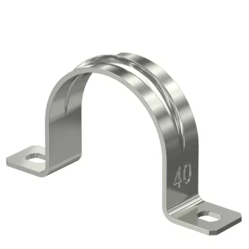   OBO-1018705 rögzítőbilincs kétrétegű 40mm felületkezelés nélkül, utókezelt - 605 40 A4