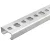 OBO-1106627 profilsín perforált, nútszélesség 11 mm 2000x20x8 szalaghorganyzott, DIN EN 10346 - CL2008P2000FS