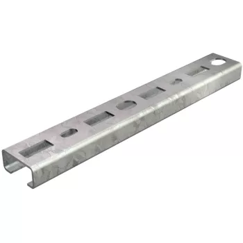   OBO-1109871 profilsín perforált, nútszélesség 16 mm 2000x30x15 merítetten tűzihorganyzott, DIN EN ISO 1461 - CM3015P2000FT