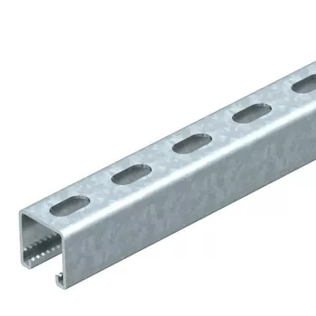   OBO-1122509 profilsín perforált, nútszélesség 22 mm 200x41x41 merítetten tűzihorganyzott, DIN EN ISO 1461 - MS4141P0200FT