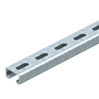   OBO-1122939 profilsín perforált 22 mm résszélesség 800x41x21 merítetten tűzihorganyzott, DIN EN ISO 1461 - MS4121P0800FT