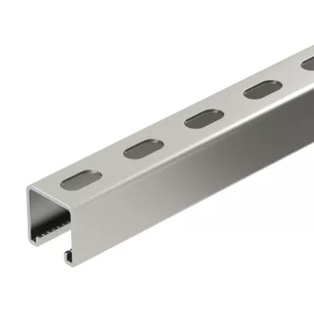   OBO-1122978 profilsín perforált 22 mm résszélesség 1000x41x41 felületkezelés nélkül, utókezelt - MSL4141P1000A2