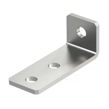   OBO-1124701 Összekötő sarokelem 90°, 3 lyukkal 105x53x40x4 felületkezelés nélkül, utókezelt - GMS 3 VW 90 A2