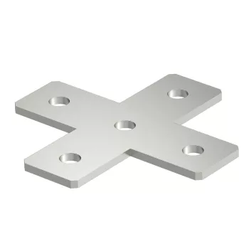   OBO-1124737 Összekötő lemez X-alak 150x150x40x4 felületkezelés nélkül, utókezelt - GMS 5 VP X A4