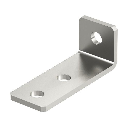 OBO-1124741 Összekötő sarokelem 90°, 3 lyukkal 105x53x40x4 felületkezelés nélkül, utókezelt - GMS 3 VW 90 A4